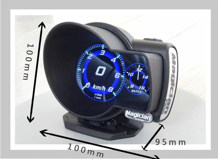 "Magic OBD LCD Car Gauge with Multi-Function Display"