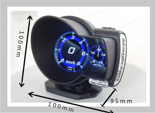 "Magic OBD LCD Car Gauge with Multi-Function Display"